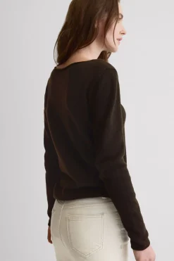 100% Cashmere Long Sleeve Top