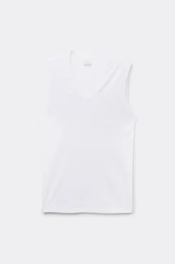 100% Extrafine Superior Cotton V-Neck Tank Top