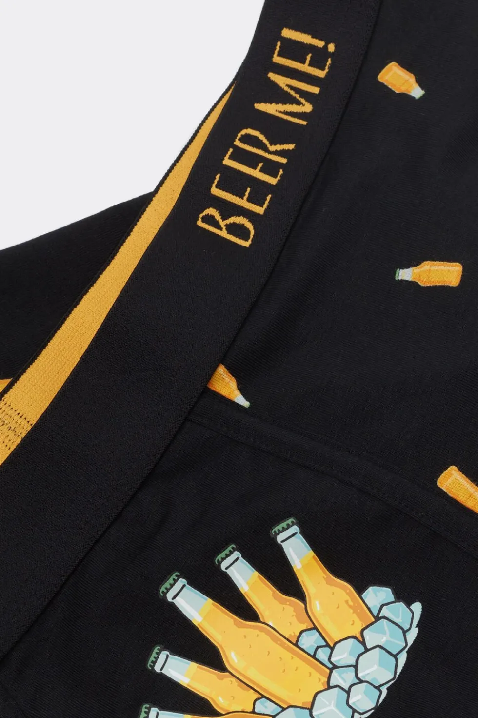 Beer Bottle Print Superior Cotton Boxers