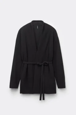 Belted Cardigan in 100% Cashmere