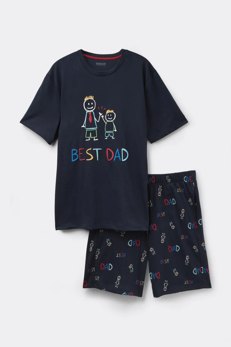 Best Dad Short Cotton Pajamas