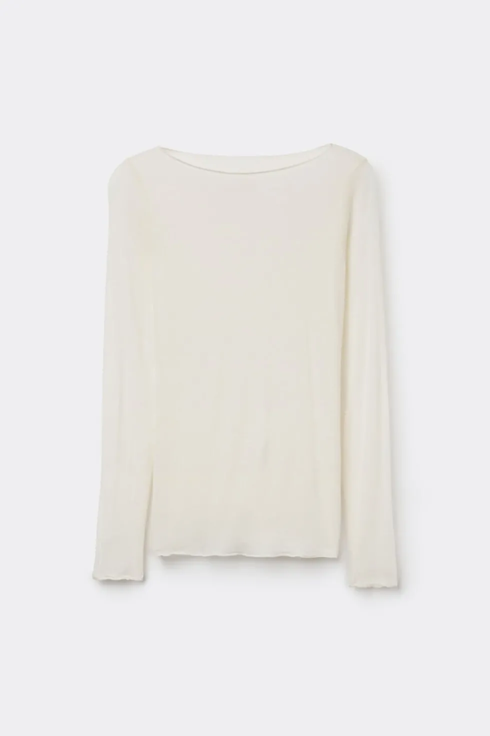 Boat Neck Modal Cashmere Ultralight Top
