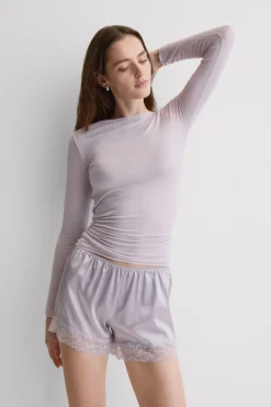 Boat Neck Modal Cashmere Ultralight Top