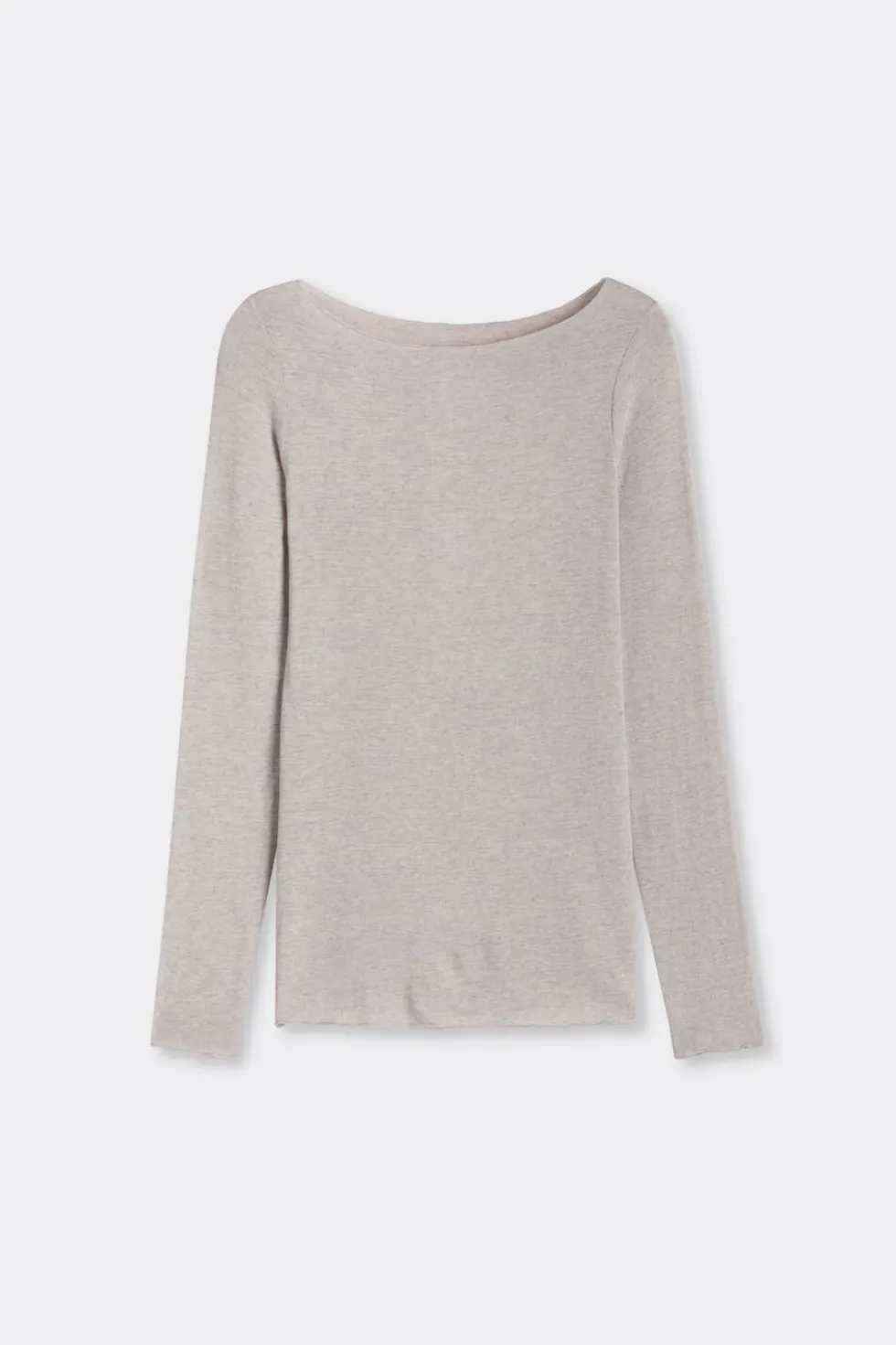 Boat Neck Modal Cashmere Ultralight Top