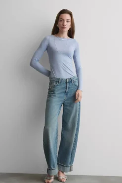 Boat Neck Modal Cashmere Ultralight Top