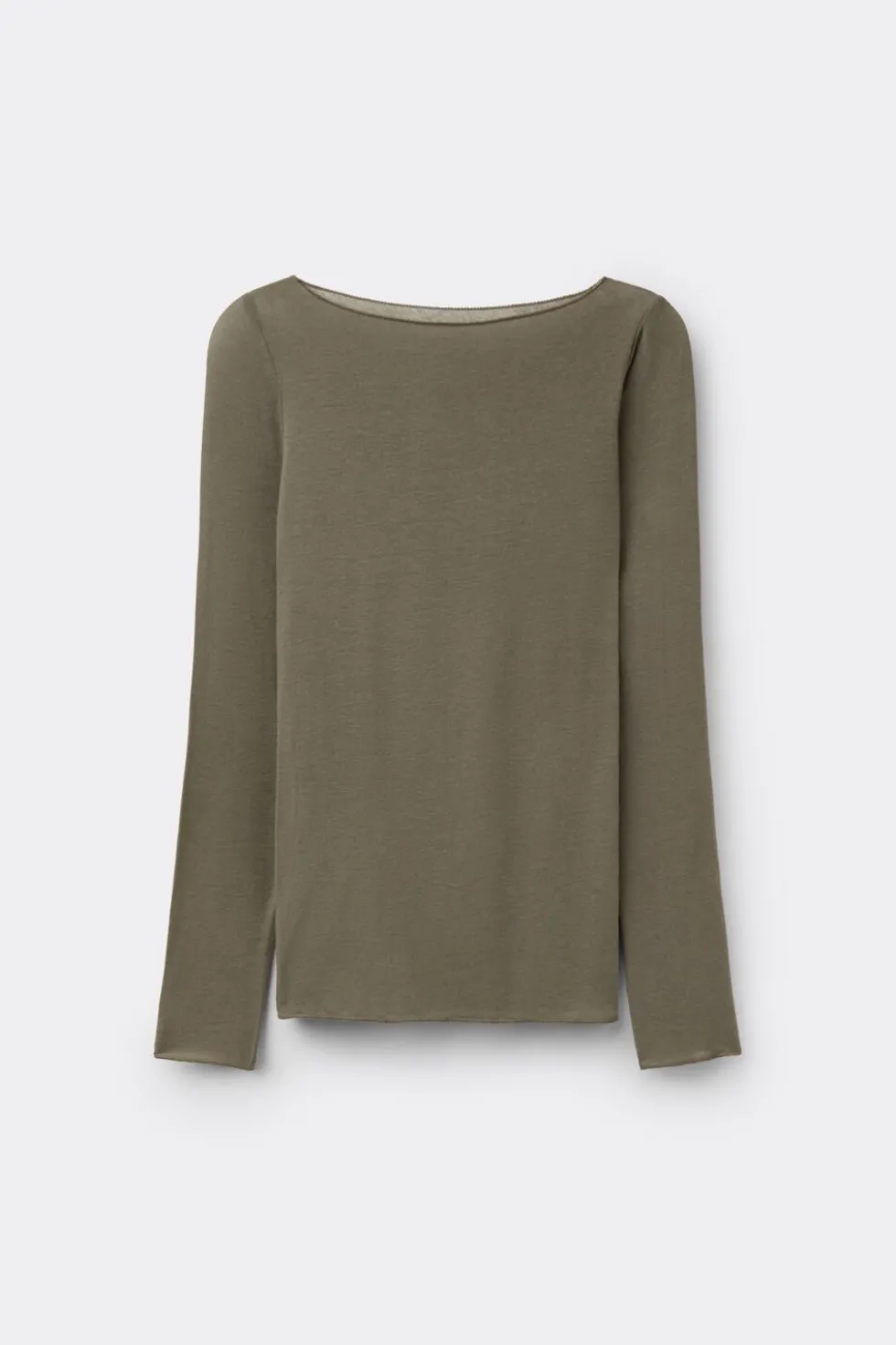 Boat Neck Modal Cashmere Ultralight Top