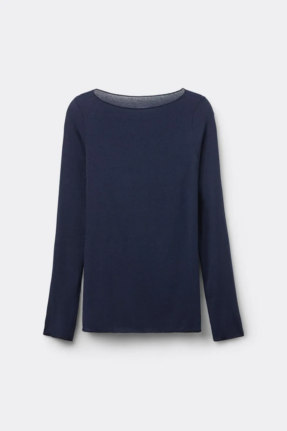 Boat Neck Modal Cashmere Ultralight Top