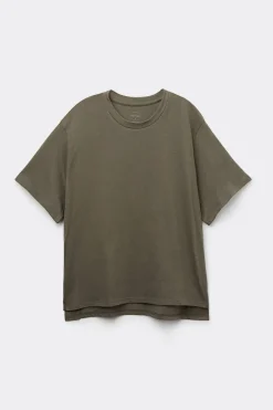 Boxy Fit Short Sleeve Top in Cotton