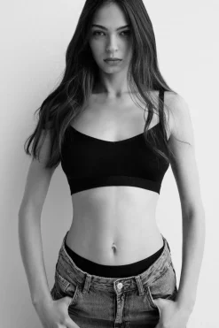 Bra Top in Ultralight with Cashmere