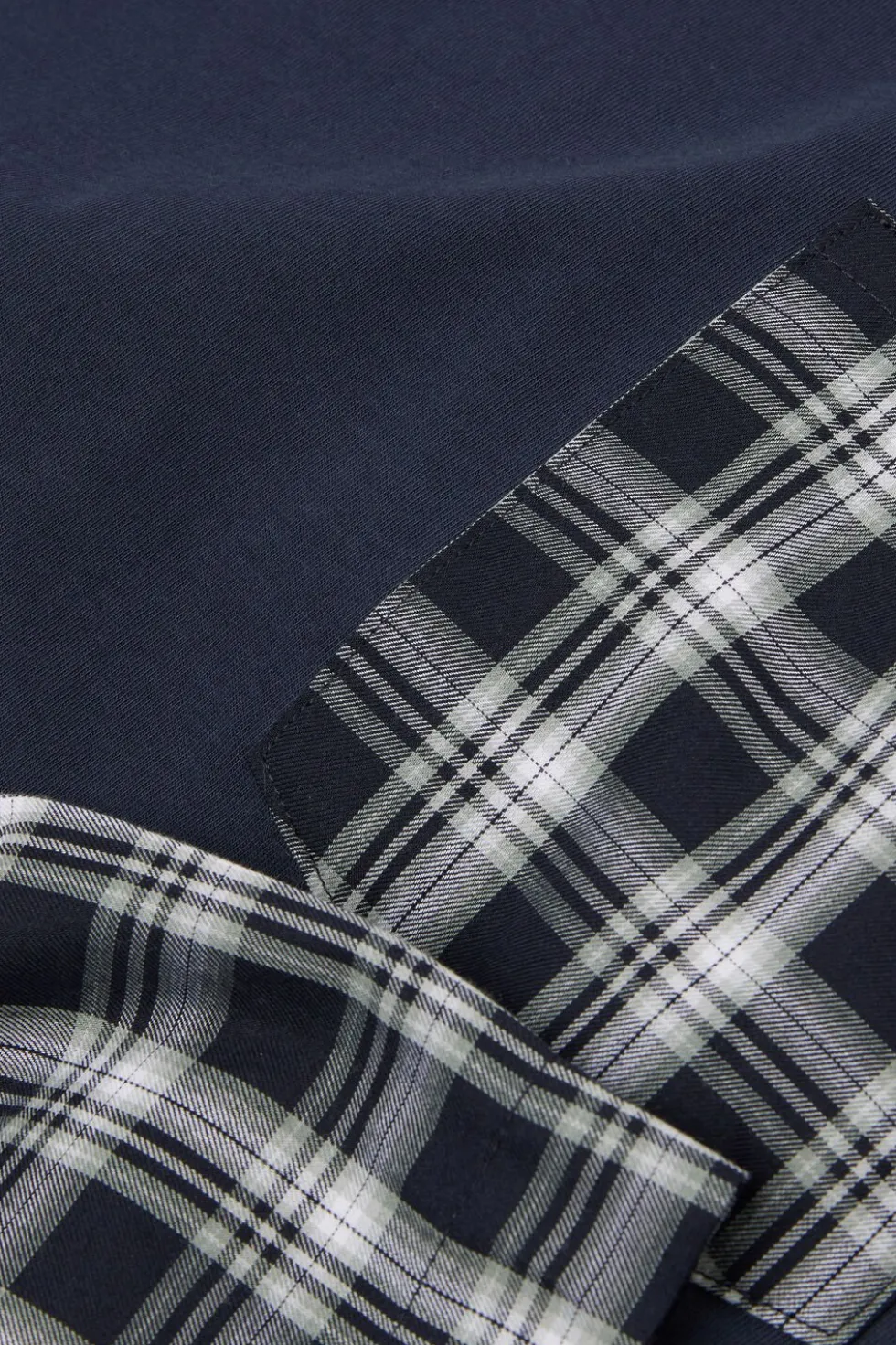 Check Cloth and Cotton Short Pajamas