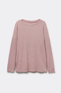 Comfort Chic Bateau Neck Long Sleeve Modal Top