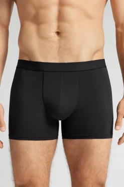 Cotton Boxers with Exposed Elastic