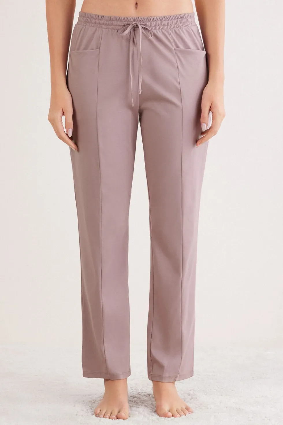 Elevated Cotton Full Length Cotton Pants