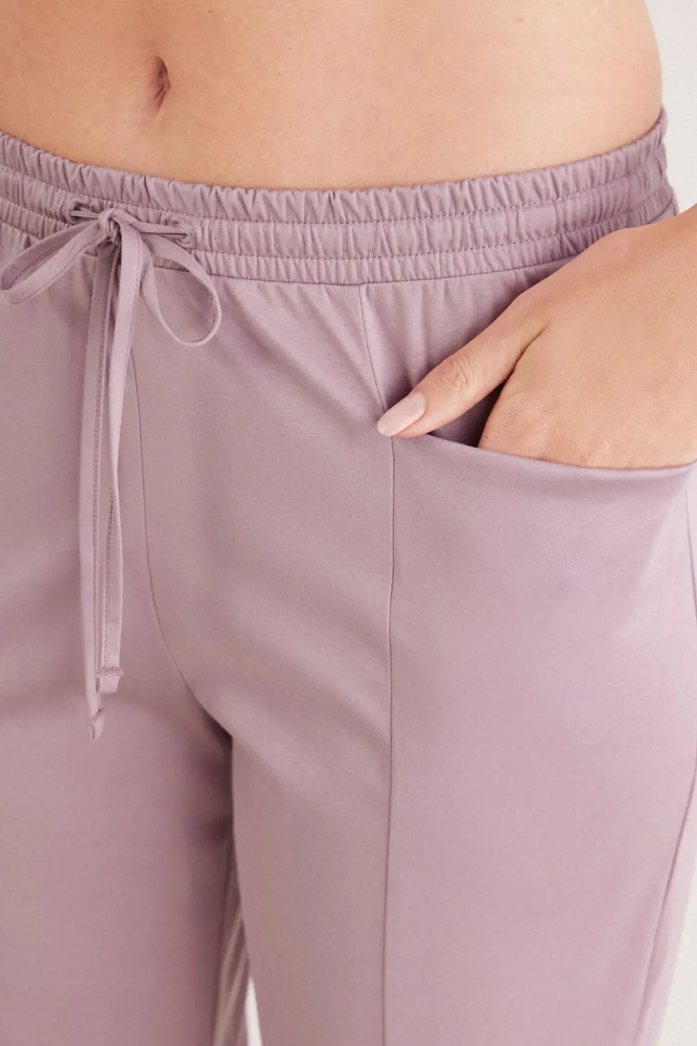 Elevated Cotton Full Length Cotton Pants