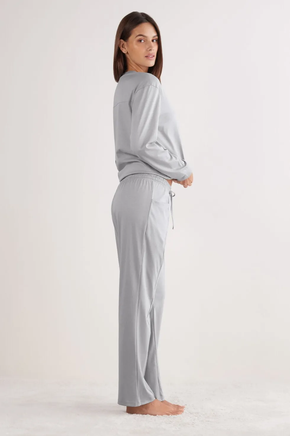 Elevated Cotton Full Length Cotton Pants