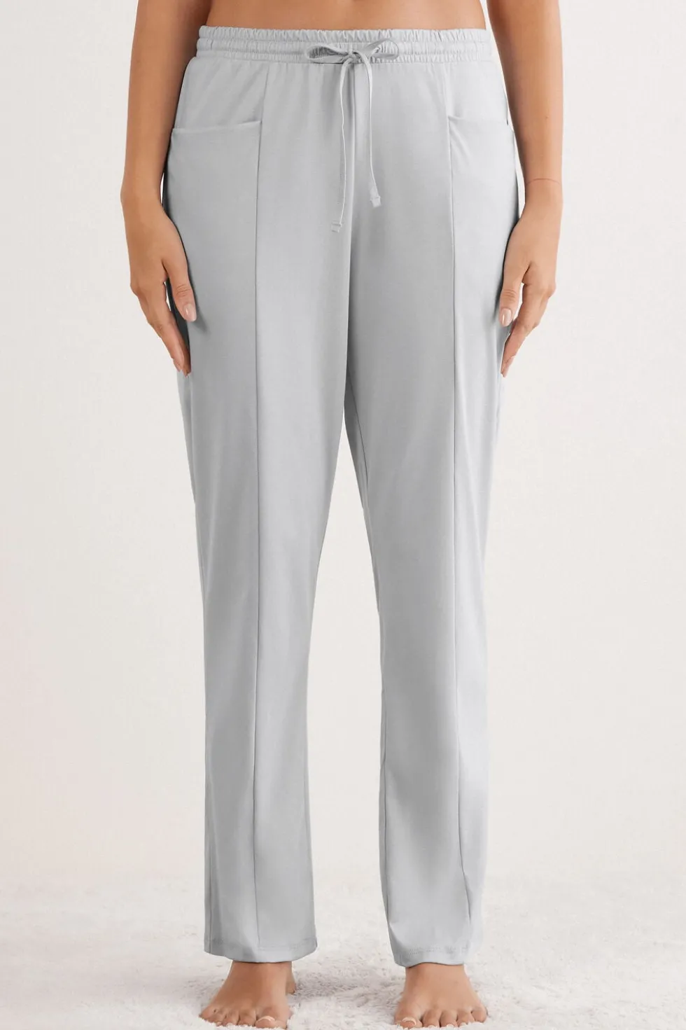 Elevated Cotton Full Length Cotton Pants