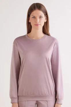 Elevated Cotton Long Sleeve Top in Cotton