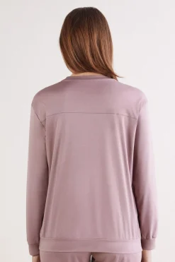 Elevated Cotton Long Sleeve Top in Cotton