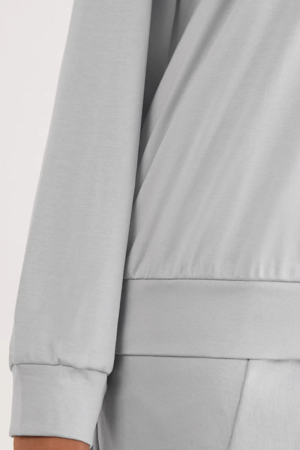 Elevated Cotton Long Sleeve Top in Cotton
