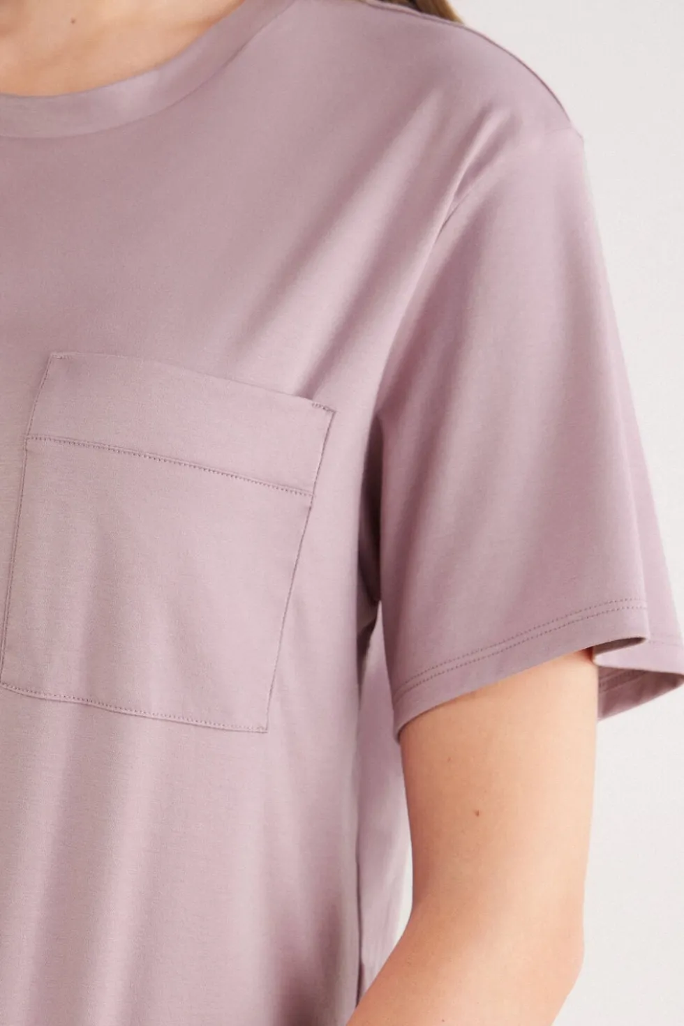 Elevated Cotton Short Sleeve Top