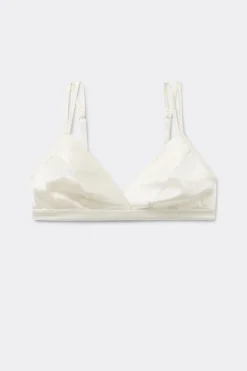 Emma Refined Everyday Bralette Triangle Bra in Silk