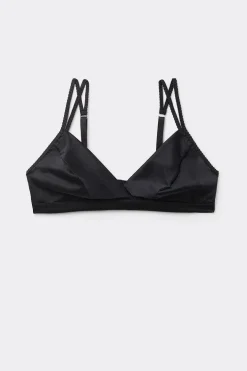 Emma Refined Everyday Bralette Triangle Bra in Silk