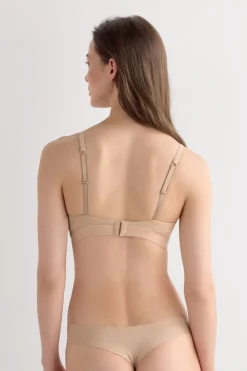 Emma Triangle Bra in Natural Cotton