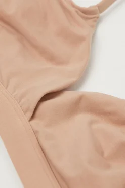 Emma Triangle Bra in Natural Cotton
