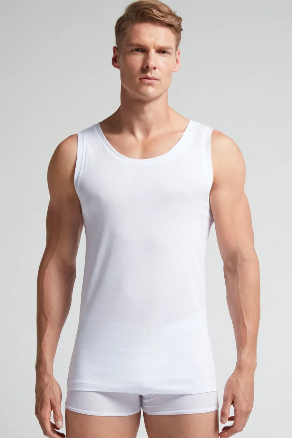 Extrafine Superior Cotton Round Neck Tank Top