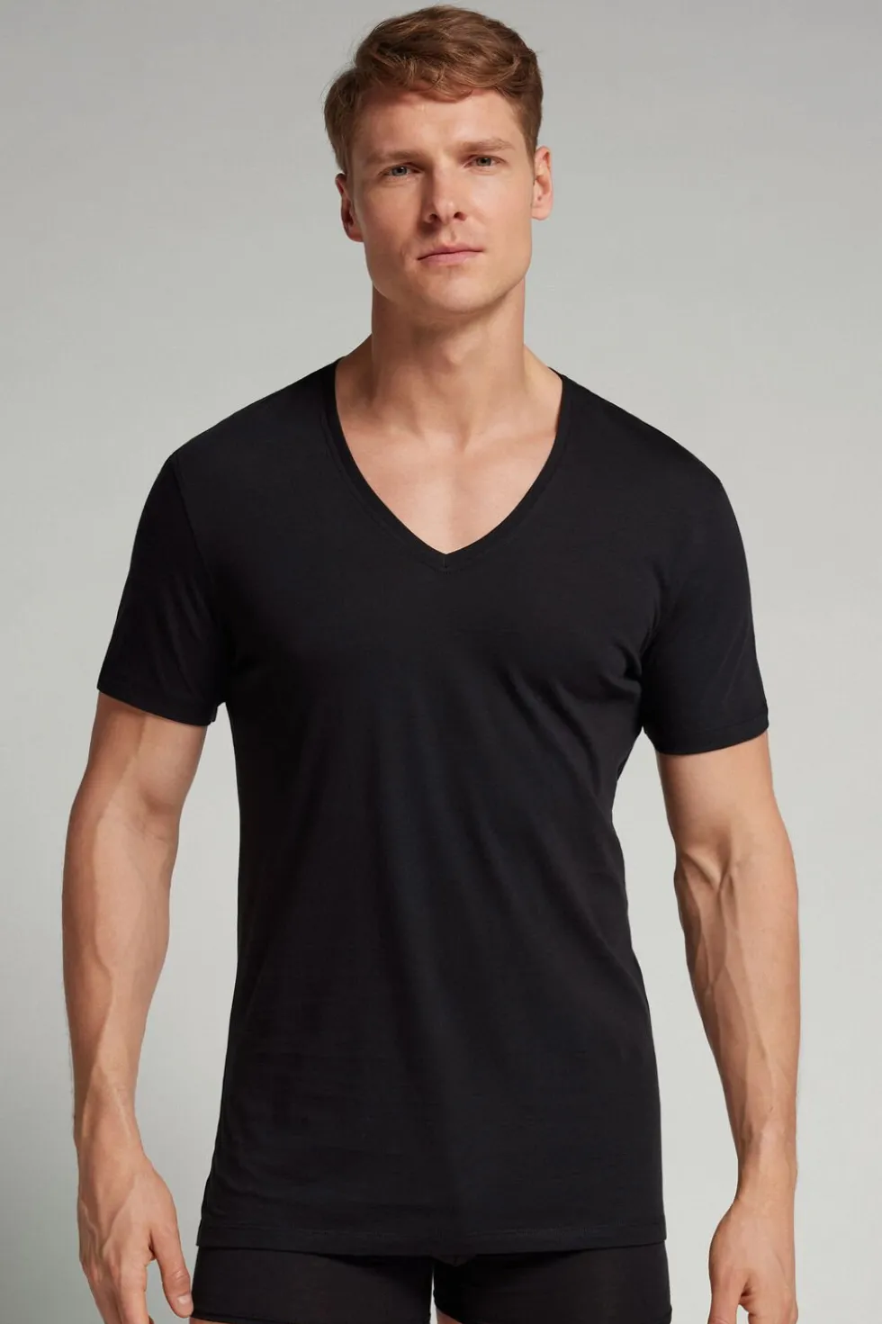 Extrafine Superior Cotton V-Neck T-Shirt