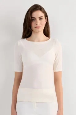 Fresh Bamboo Bateau Neck Top