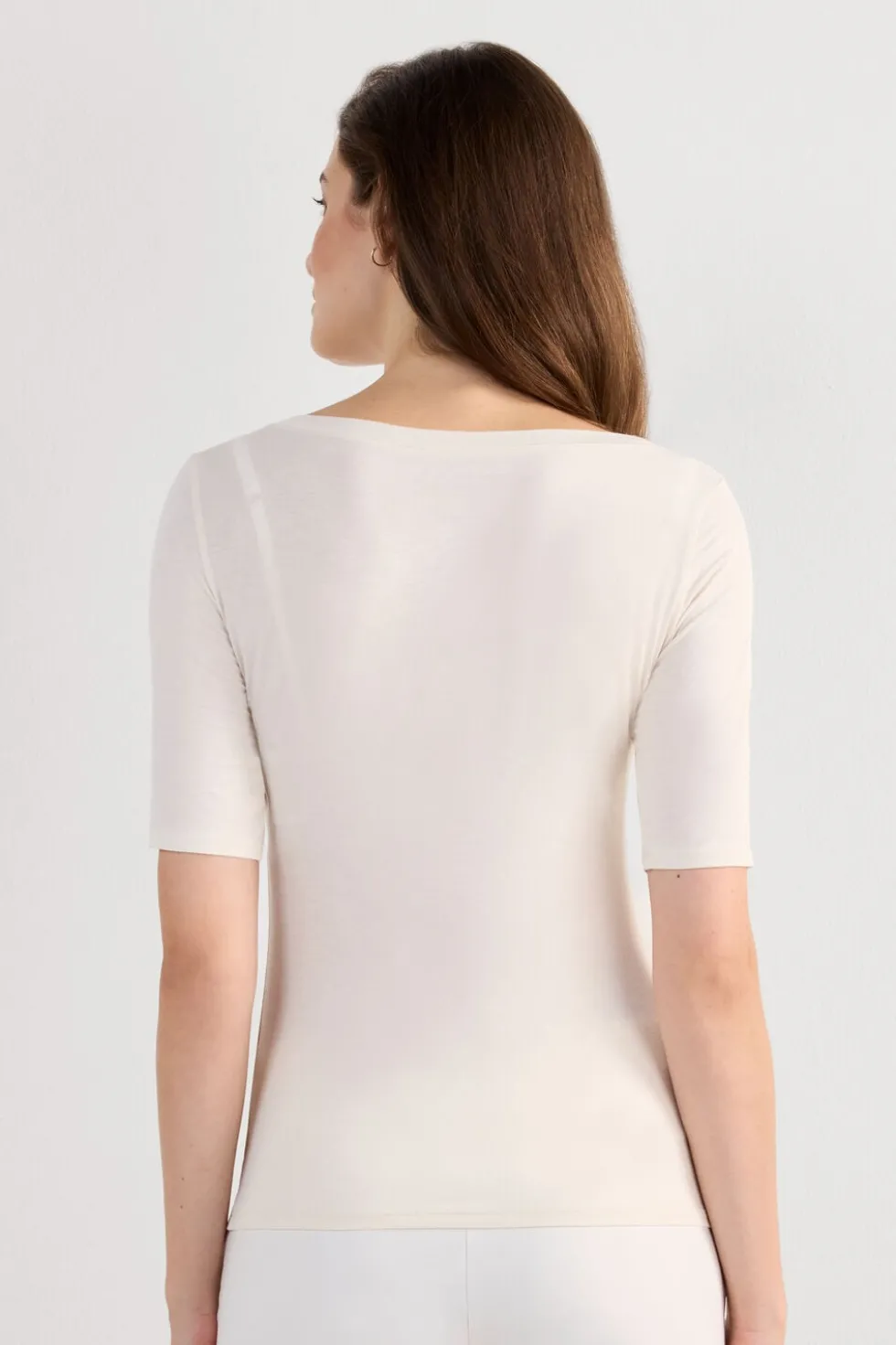 Fresh Bamboo Bateau Neck Top