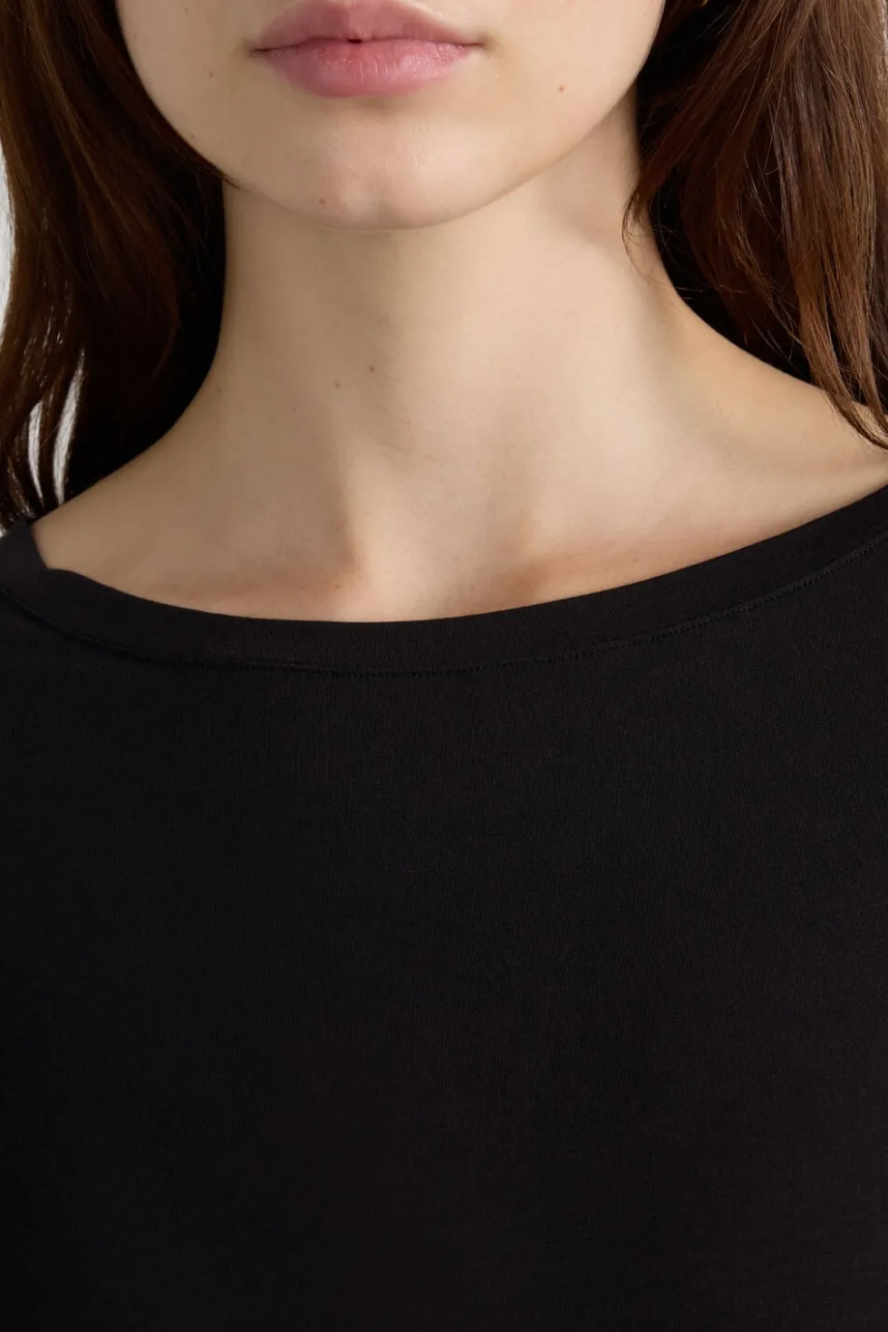 Fresh Bamboo Bateau Neck Top