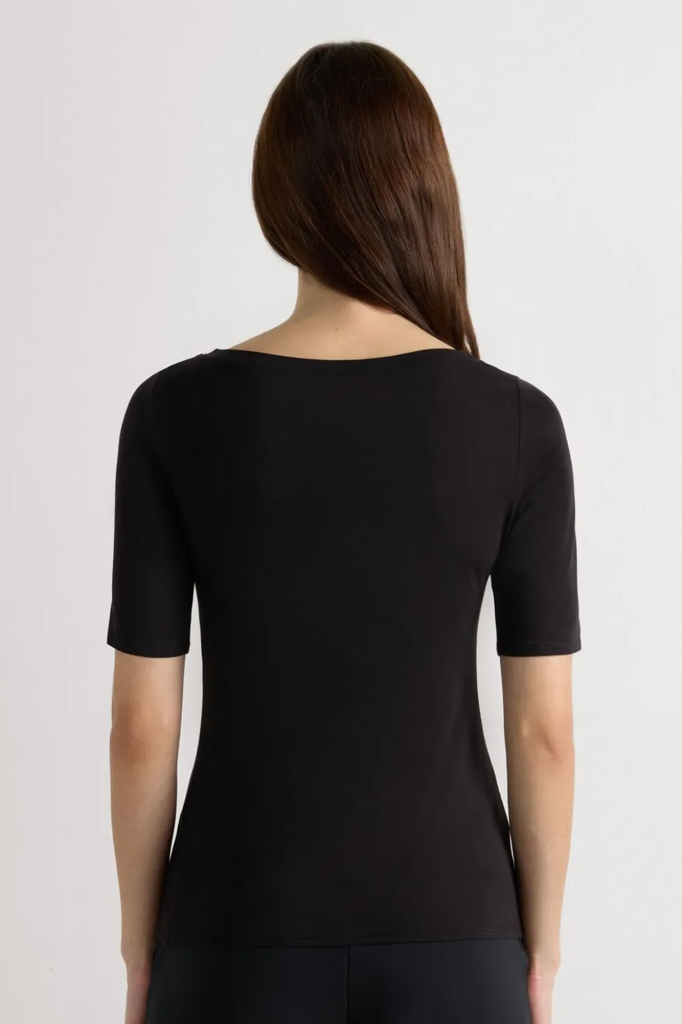 Fresh Bamboo Bateau Neck Top