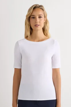 Fresh Bamboo Bateau Neck Top