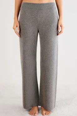 Full Length Palazzo Pants in 100% Cashmere