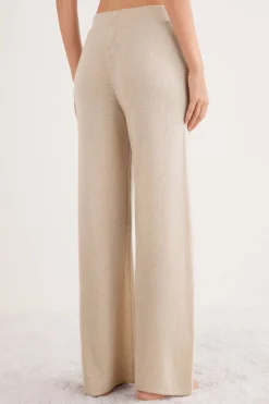Full Length Palazzo Pants in 100% Cashmere