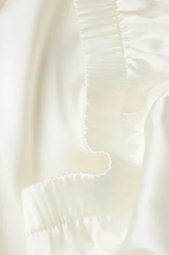 Full Length Silk Pants