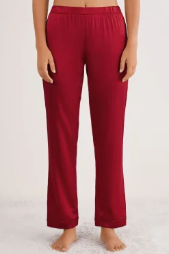 Full Length Silk Pants
