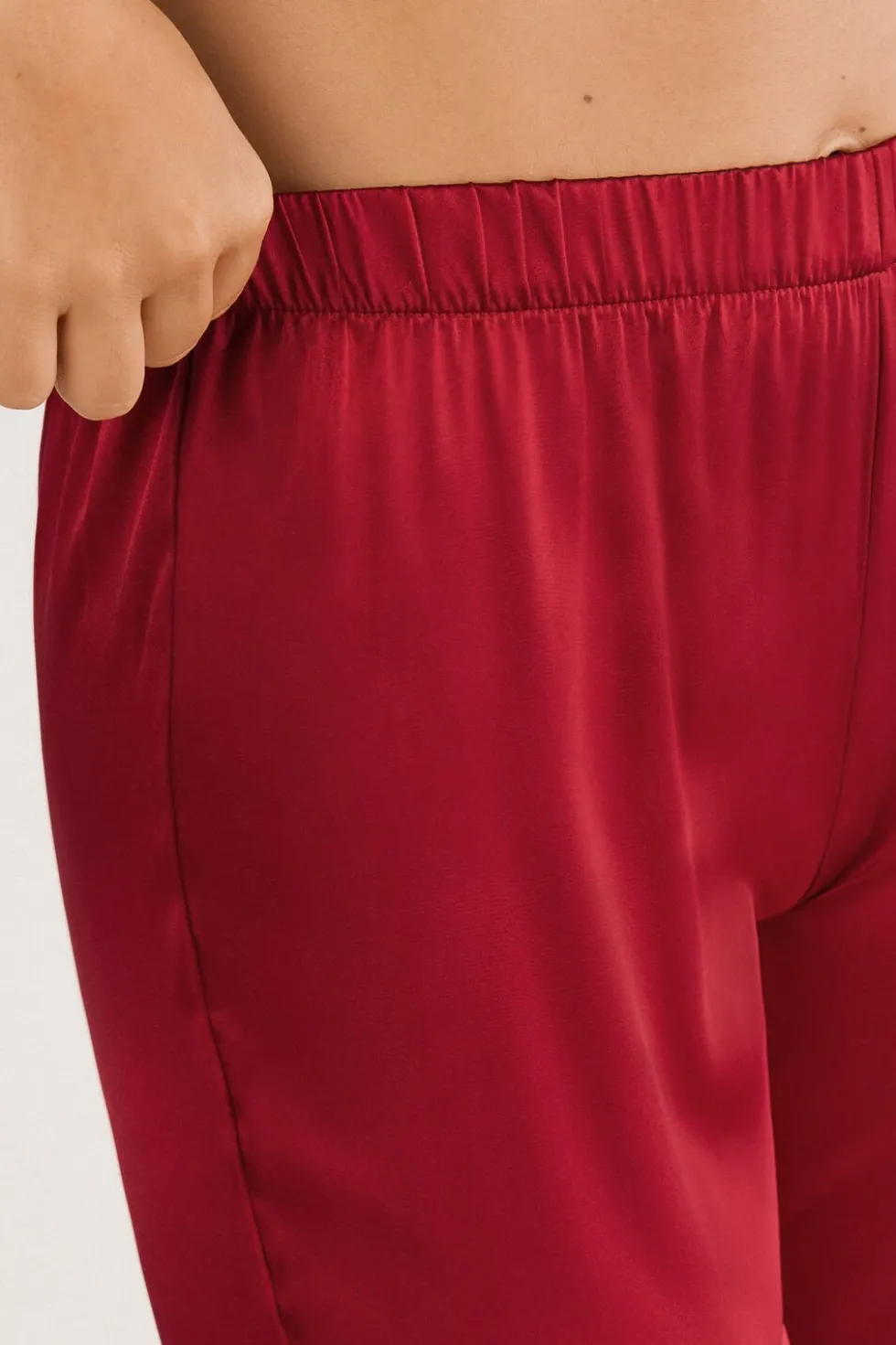 Full Length Silk Pants