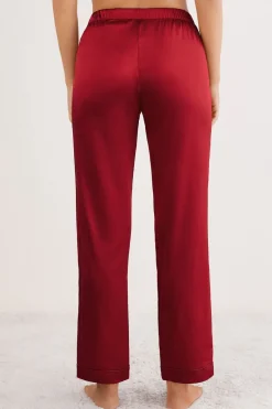 Full Length Silk Pants