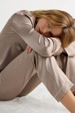 Full Length Silk Pants