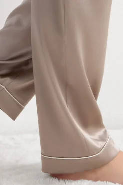 Full Length Silk Pants