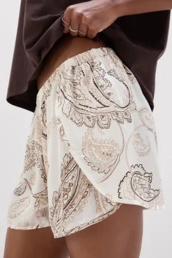 Get Noticed Viscose Satin Shorts
