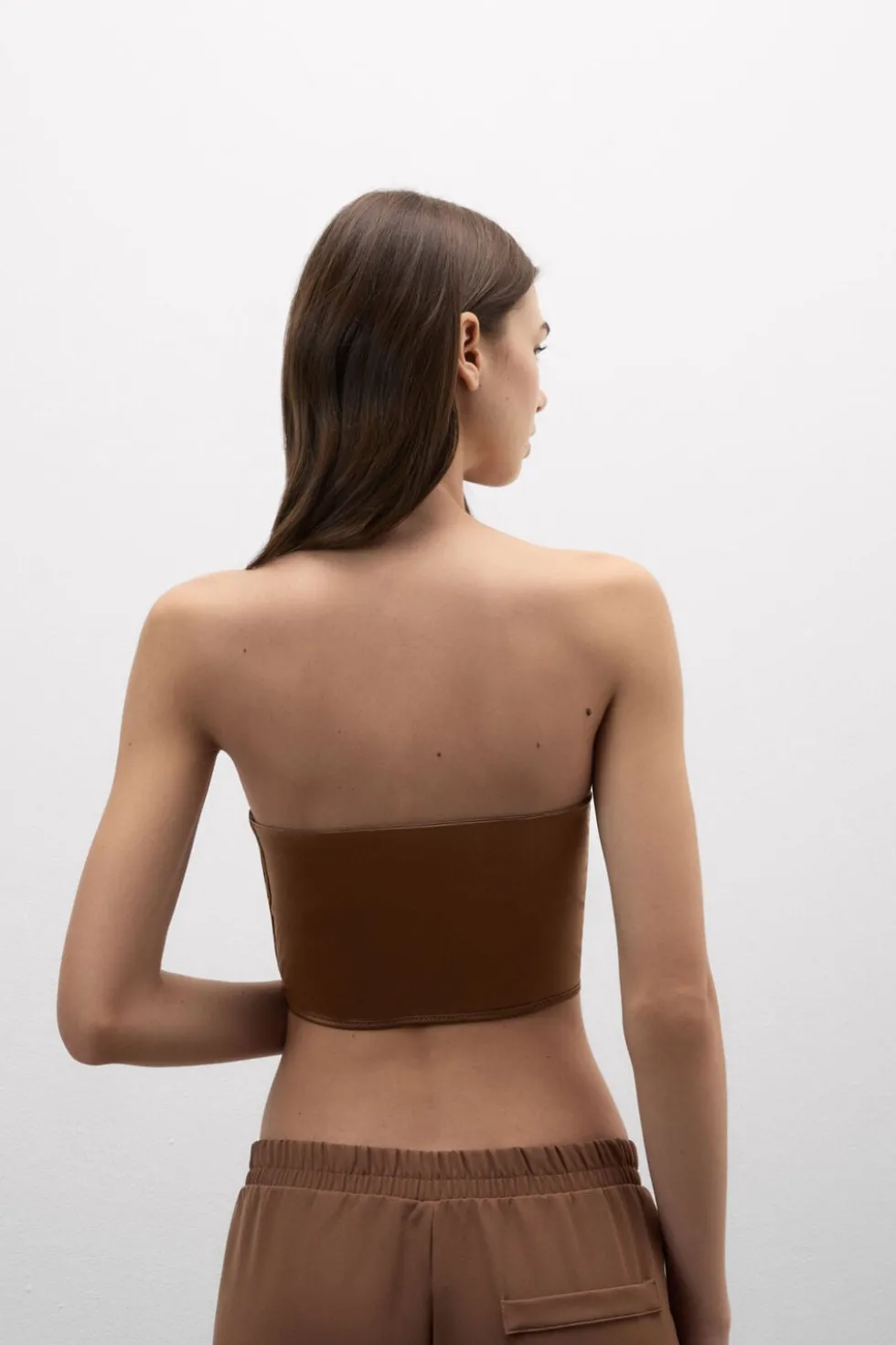 Giada Silk Bandeau Bustier
