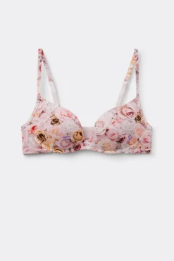 Gioia Cotton Super Push-Up Bra in Fresh Bamboo I Bloom for You