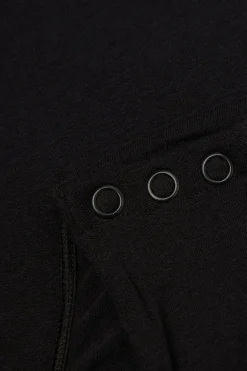 High Collar Bodysuit in Modal Ultralight with Cashmere