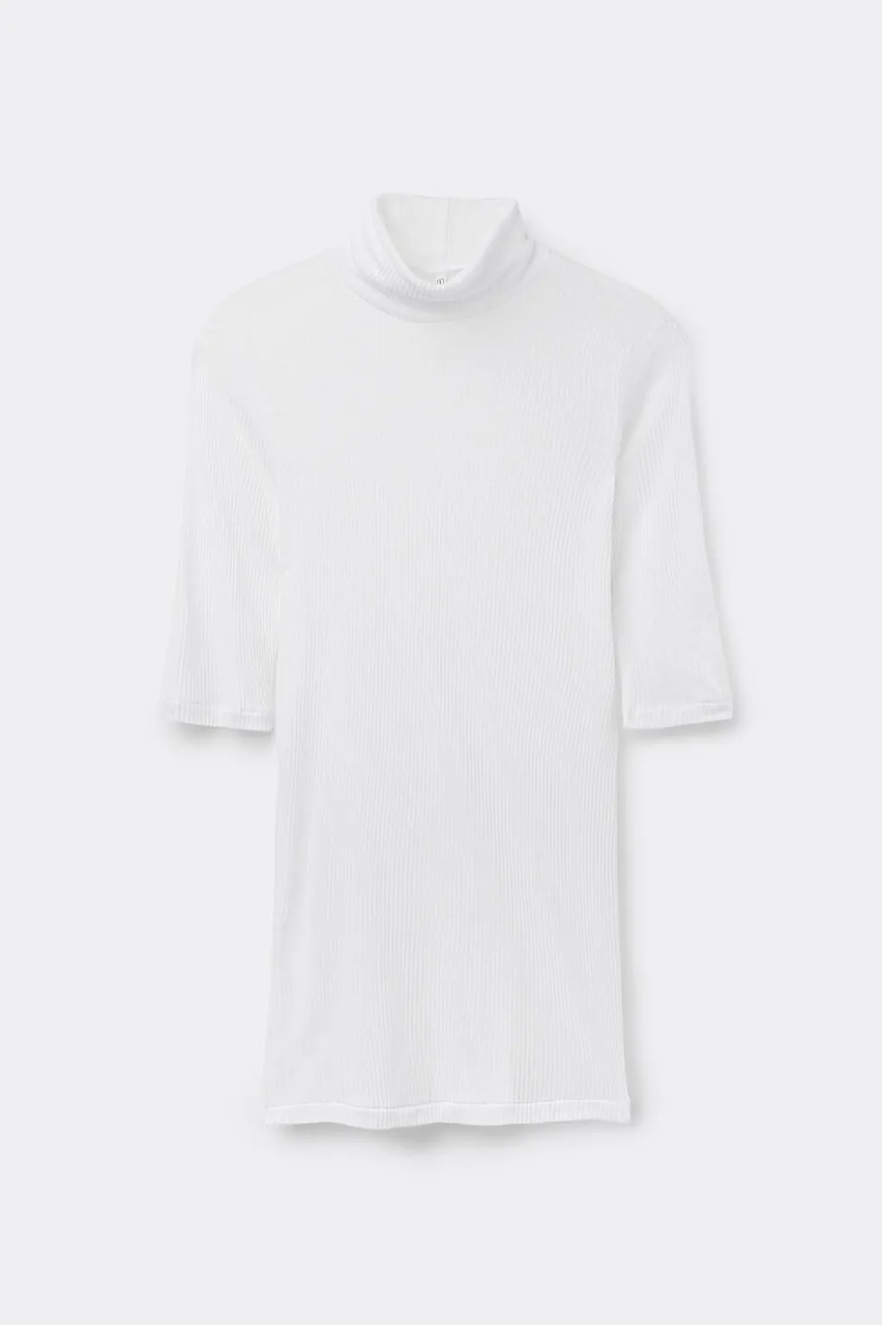 High Collar Top in Ultranatural with Cashmere