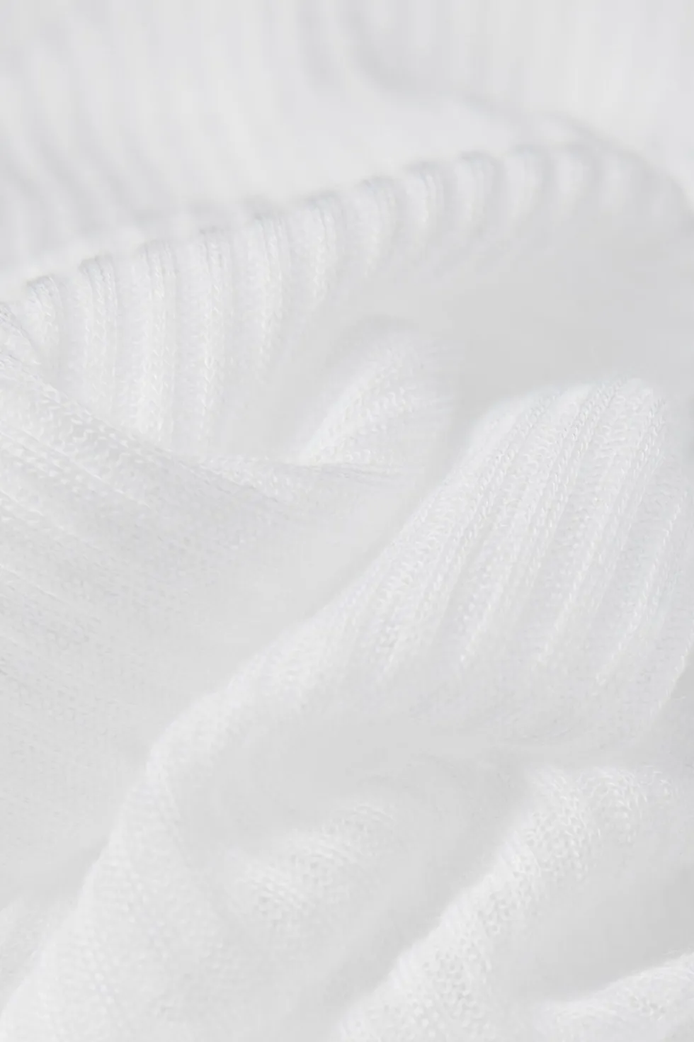 High Collar Top in Ultranatural with Cashmere