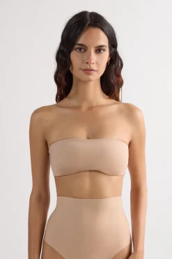 Ilaria Bandeau Bra in Ultralight Microfiber